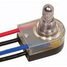 Satco 80-1136 - Brass Finish 3 Way Rotary Switch