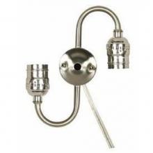 Satco 80-1271 - Satin Nickel S Cluster with Keyless Socket
