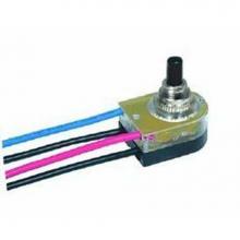 Satco 80-1356 - Nickel Finish Push Switch Lighted On/Off