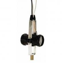 Satco 80-1379 - Twin Phenolic Socket 12'' Leads with Ground