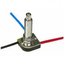 Satco 80-1412 - Nickel Finish 3 Way Push Switch 1-1/2''