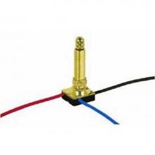 Satco 80-1415 - Brass Finish 3 Way Rotary Switch 1-1/2''