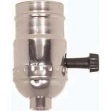 Satco 80-1501 - Brite Gilt 3 Terminal Socket with 1/4 LSS