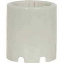 Satco 80-1681 - Glazed Porcelain Socket with Spring Ctr