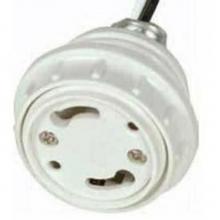 Satco 80-1716 - GU24 Threaded Phenolic Socket Cap with Ring