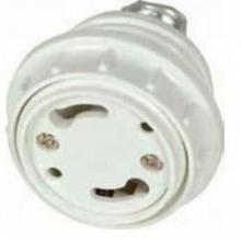 Satco 80-1717 - GU24 Threaded Phenolic Socket Cap with Ring