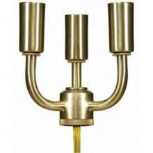 Satco 80-1797 - 3 Light Solid Brass Candelabra