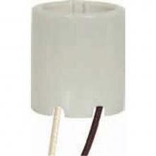 Satco 80-1875 - 4 kV Medium Base Glazed Porcelain CSSNP