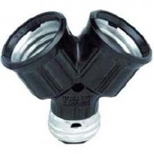 Satco 90-1121 - Single To Twin Lampholder-Brown