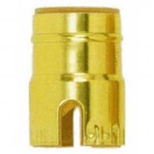 Satco 90-1144 - Brite Gilt Light Shell Only/Push Thru