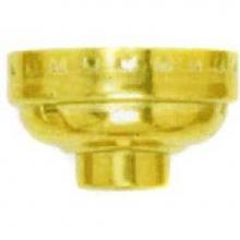 Satco 90-1147 - Brite Gilt Alum 1/8IPS Cap LSS