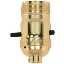 Satco 90-1408 - Push Thru Socket with Uno Thread