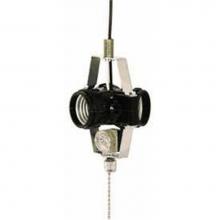 Satco 90-1587 - 3 Light Cluster with Pull Chain