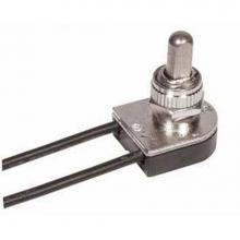 Satco 90-1676 - On/Off Push Switch Nickel Finish