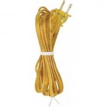 Satco 90-2044 - 8 ft 18/2 Spt-2 Black Cord Set