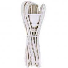 Satco 90-2184 - 10 ft 18/2 Spt-2 Cl Silver