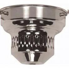 Satco 90-2404 - 4'' Brass Pld Stg Glass Holder