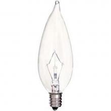 Satco S4465 - KR25CA9 1/2 KRYPTON CAND CLR.