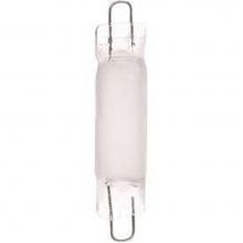 Satco S6997 - 5 Watt miniature - T3 - Frost - 20000 Average rated hours - 45 Lumens - Rigid Loop base - 12 Volt