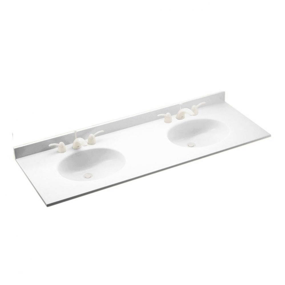 22'' x 73'' Chesapeake Double Bowl Vanity Top