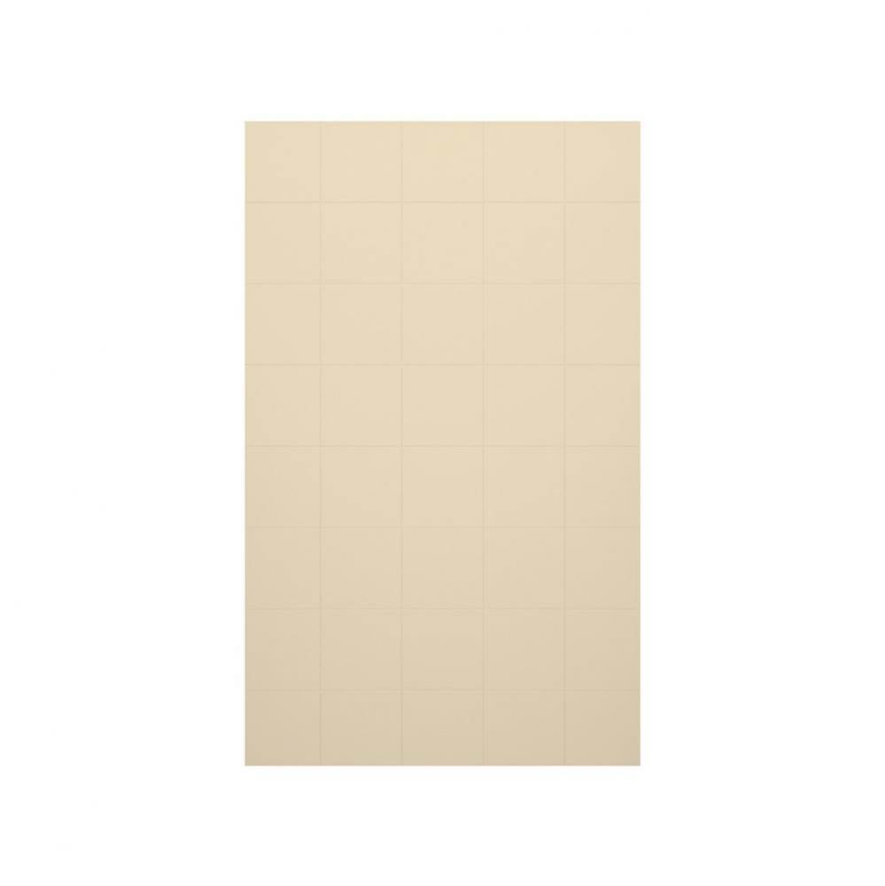 SSSQ-6296-1 62 x 96 Swanstone® Square Tile Glue up Bath Single Wall Panel in Bone
