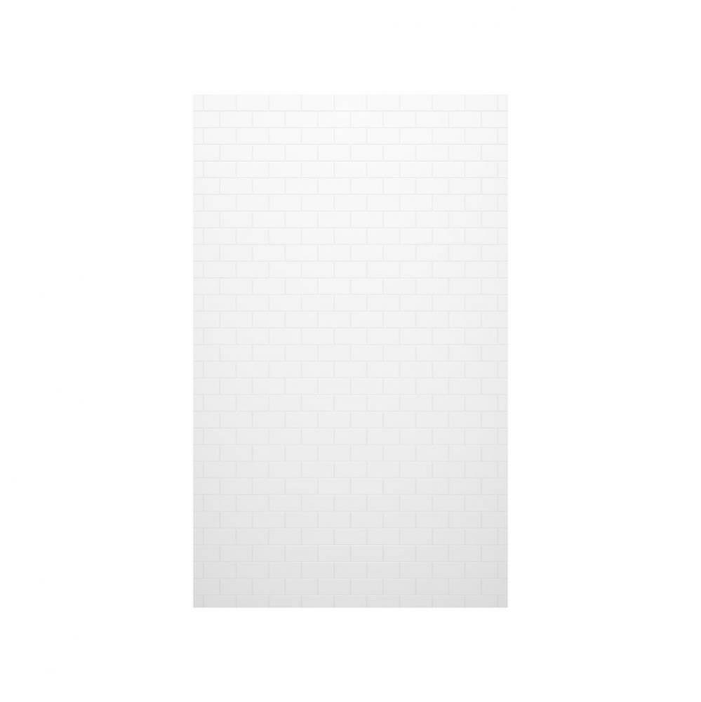 SSST-6296-1 62 x 96 Swanstone® Classic Subway Tile Glue up Single Wall Panel in White