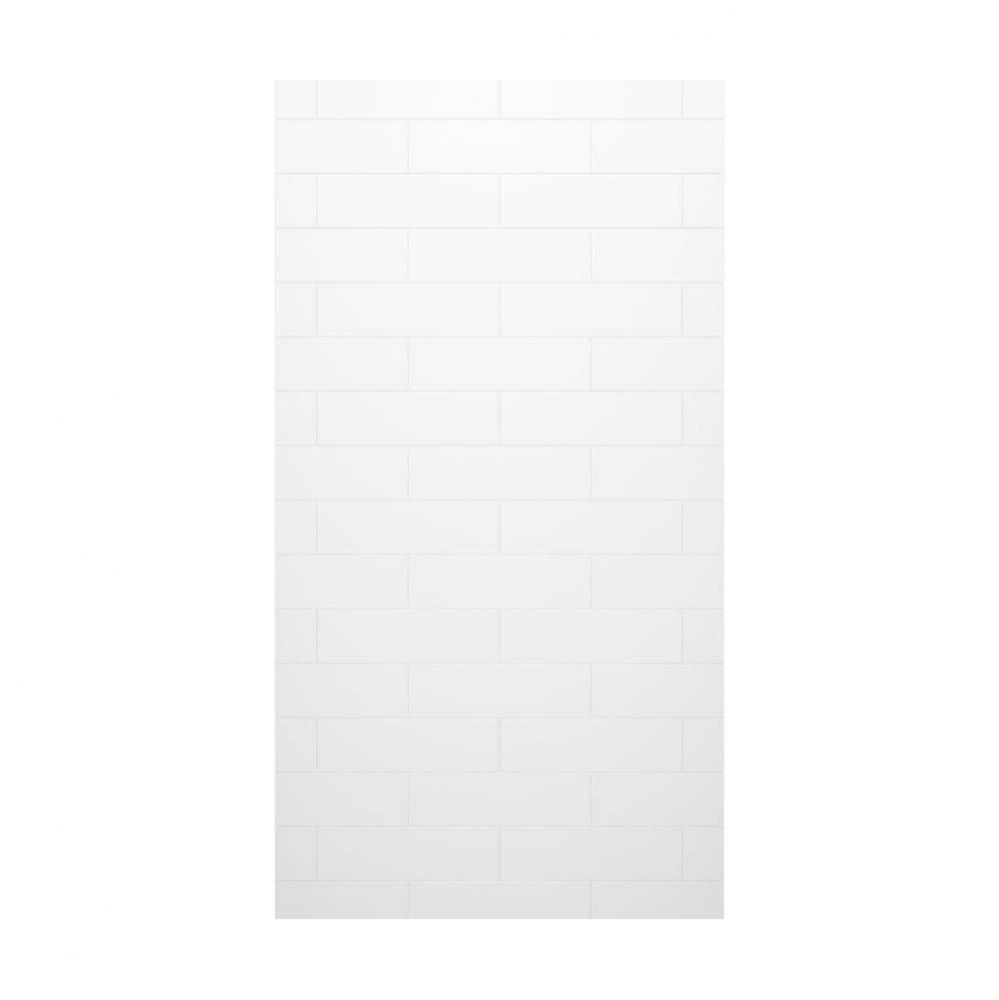 MSMK-8442-1 42 x 84 Swanstone® Modern Subway Tile Glue up Bathtub and Shower Single Wall Pane