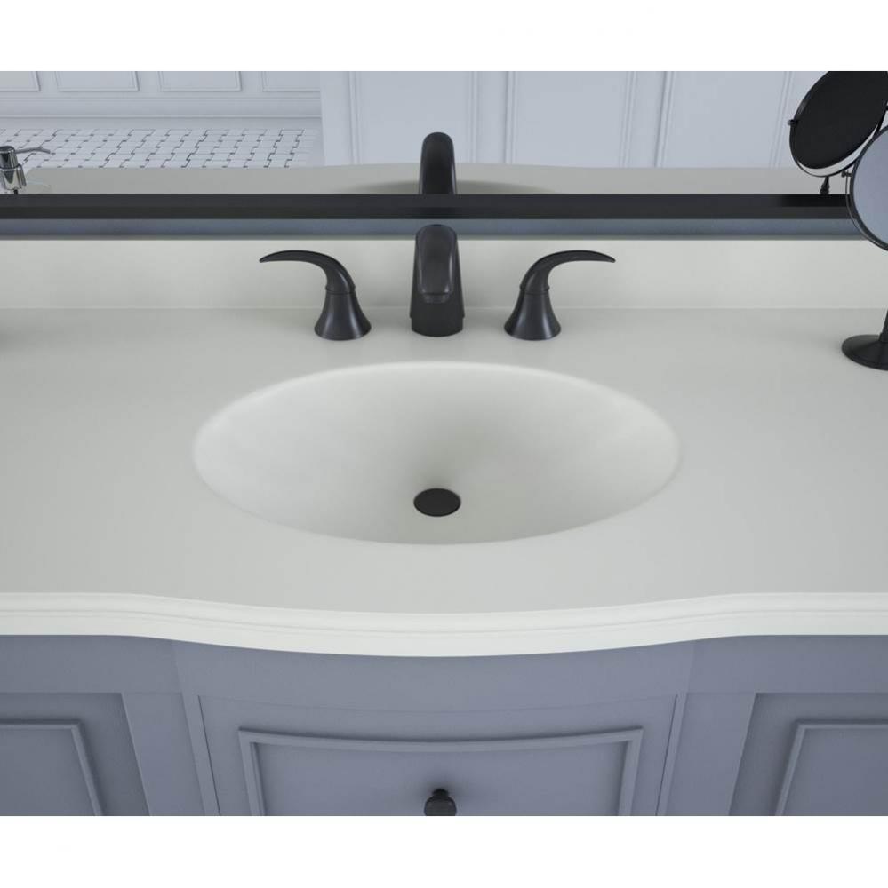 EV1B2261 Europa 22 x 61 Single Bowl Vanity Top in Bisque