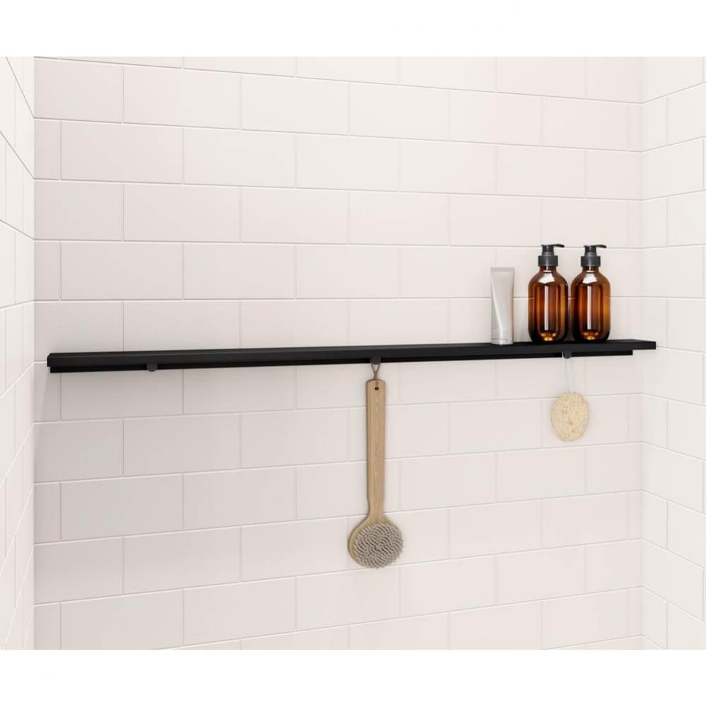 Odile 45 in. Long Shelf in Matte Black