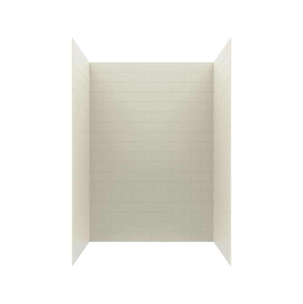 MTMK72-3650 36 x 50 x 72 Swanstone® Metro Subway Tile Glue up Bathtub and Shower Wall Kit in