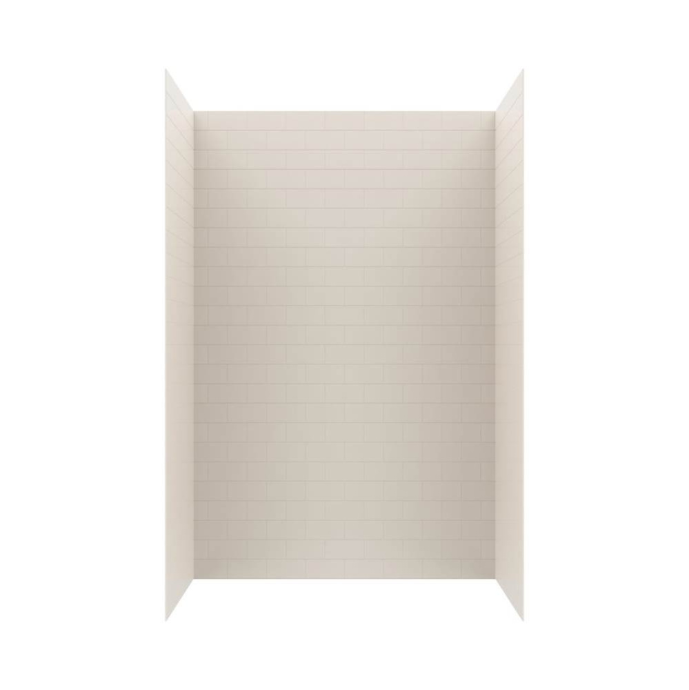 MTMK96-3062 30 x 62 x 96 Swanstone® Metro Subway Tile Glue up Bathtub and Shower Wall Kit in