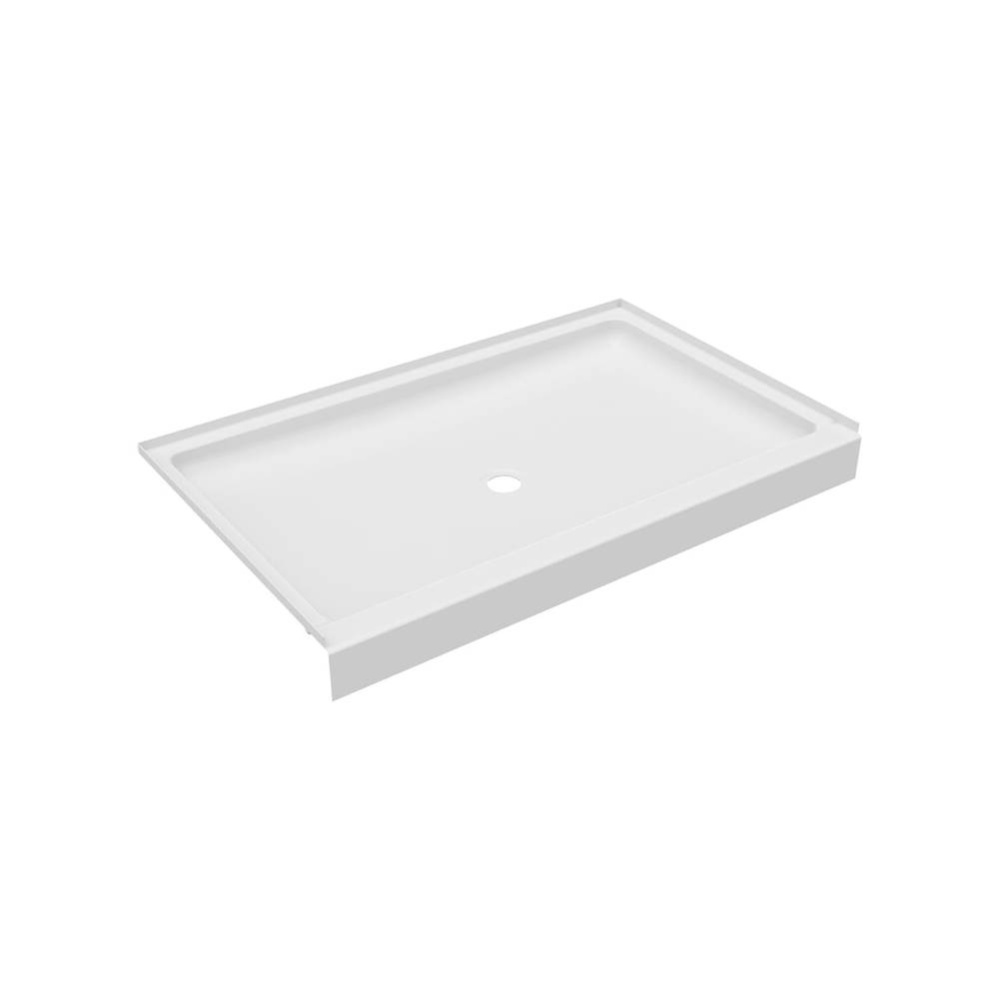 R-3454 34 x 54 Veritek Alcove Shower Pan with Center Drain in White