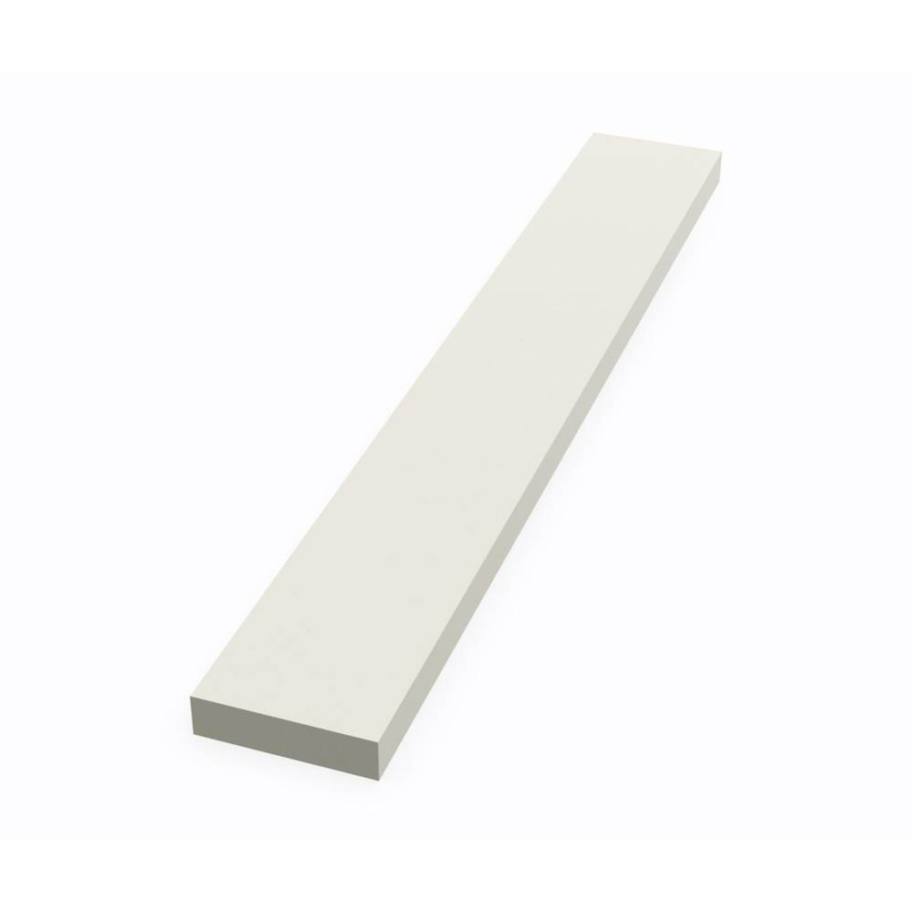 VT-21-3SS 3/8'' x 3'' x 21'' Sidesplash Ellipse Vanity Tops in Bone