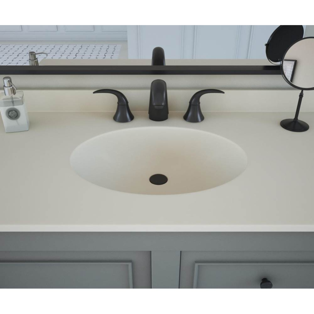 CH1B2243 Chesapeake 22 x 43 Single Bowl Vanity Top in Bone