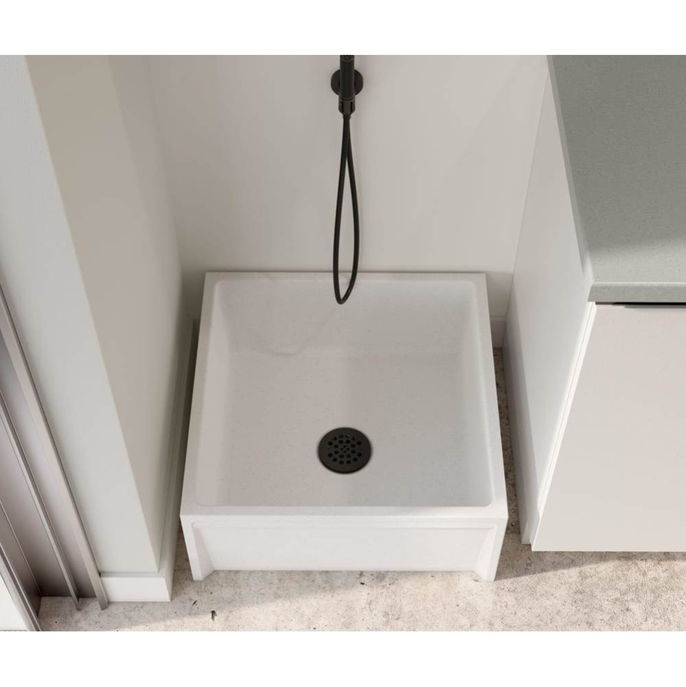 MS-2424 24 x 24 Veritek Floor Mount Single Bowl Mop Service Sink in Flock
