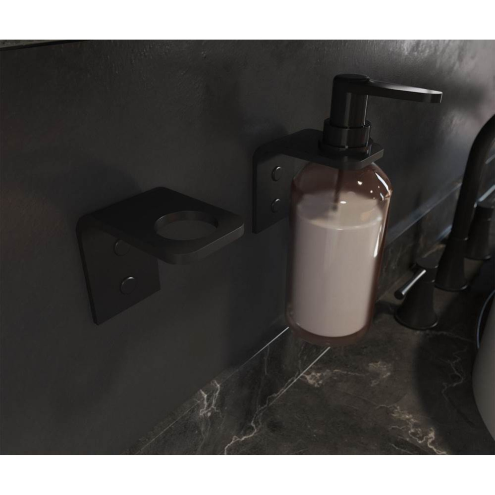 Odile Suite Bottle Holder in Matte Black - Pack of 2