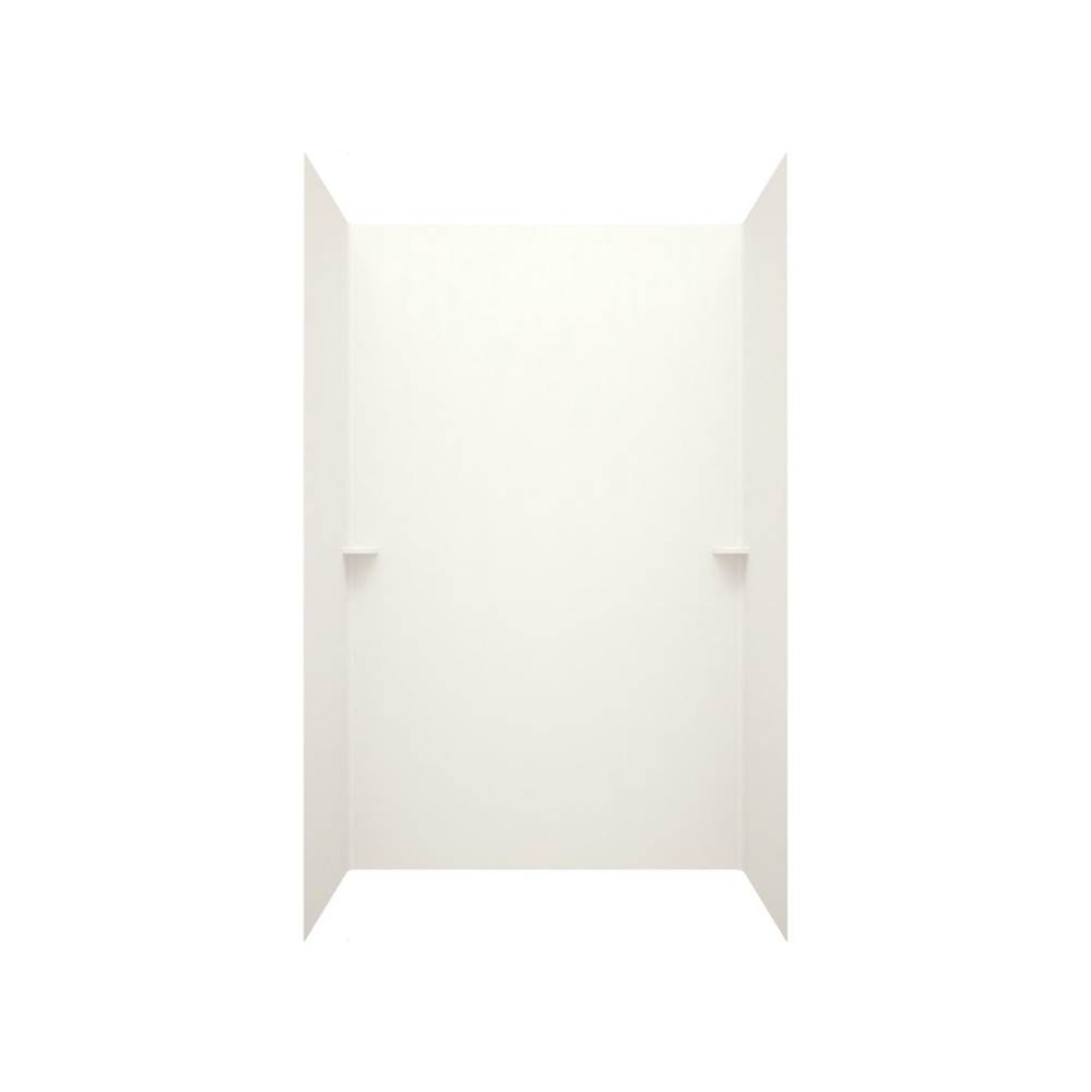 SSIT-60-3 34 x 60 x 60 Swanstone® Smooth Glue up Tub Wall Kit in Bisque