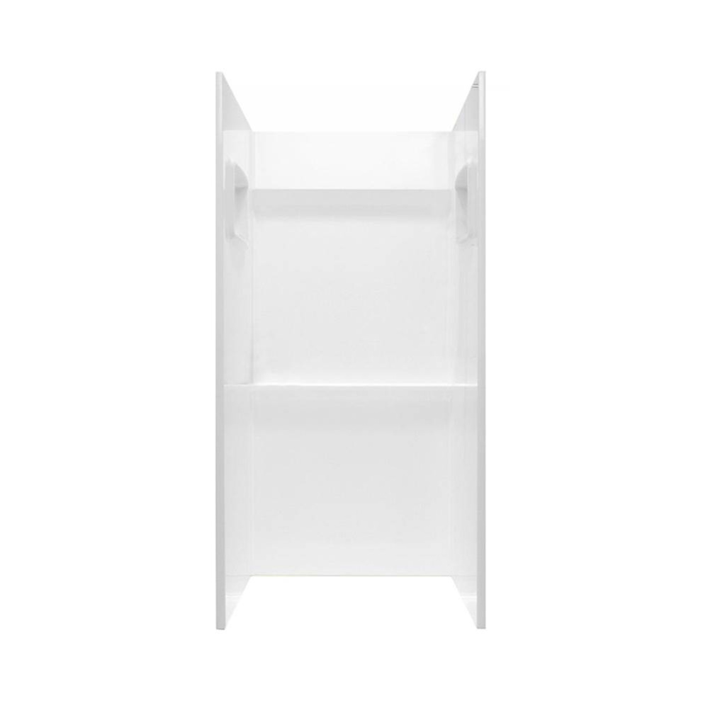 SA-3232 32 x 32 x 72 Veritek Smooth Direct to Stud Shower Wall Kit in White