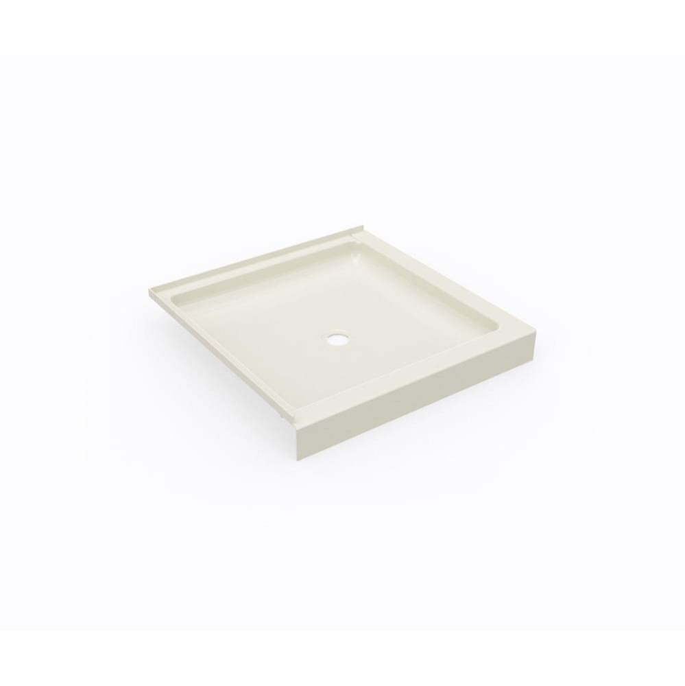 SS-36DTF 36 x 36 Swanstone® Corner Shower Pan with Center Drain in Bone