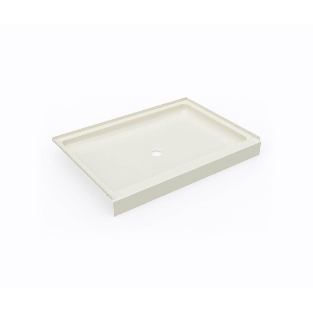 SS-3448 34 x 48 Swanstone® Alcove Shower Pan with Center Drain in Bone