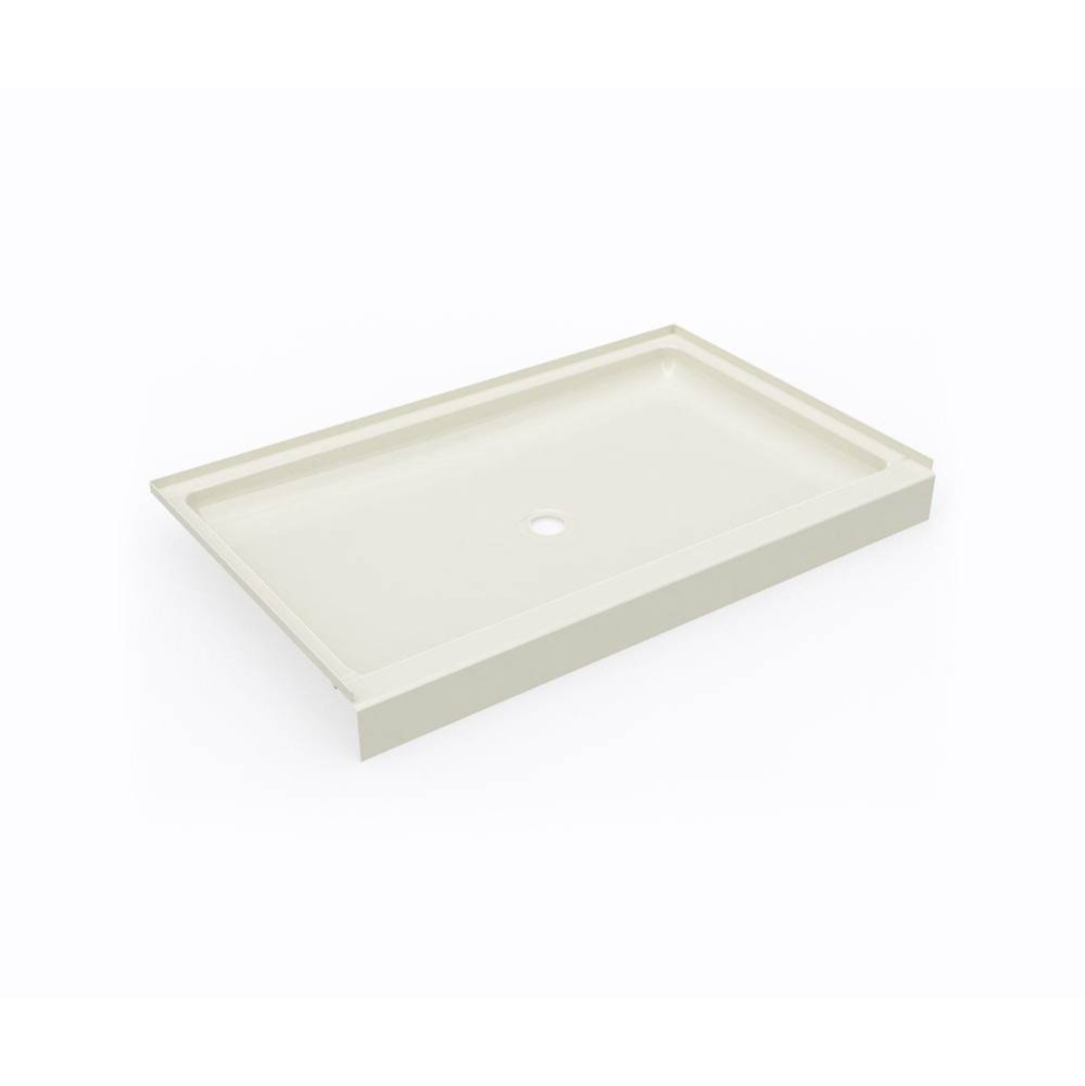 SS-3454 34 x 54 Swanstone® Alcove Shower Pan with Center Drain in Bone