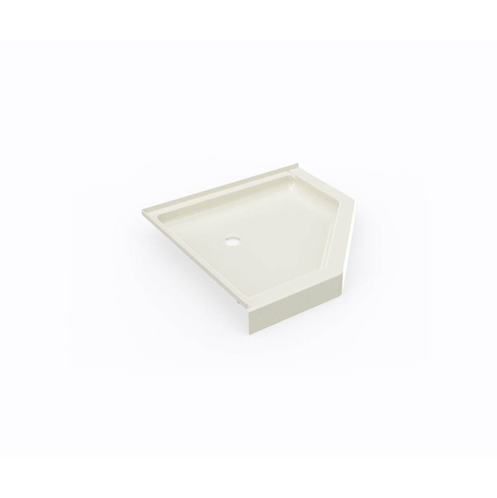 SS-36NEO 36 x 36 Swanstone® Corner Shower Pan with Center Drain in Bone