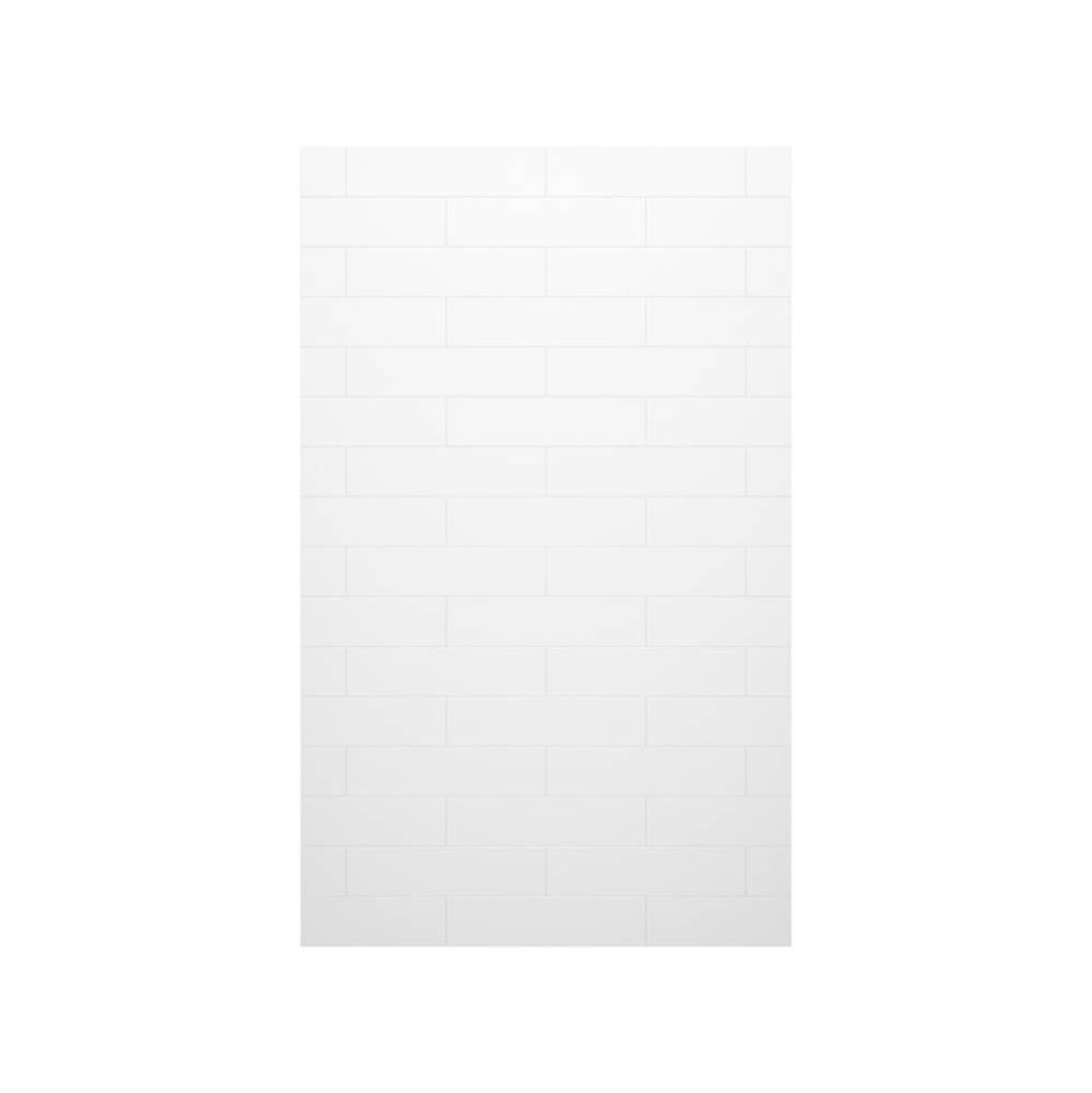 MSMK-8434-1 34 x 84 Swanstone® Modern Subway Tile Glue up Bathtub and Shower Single Wall Pane