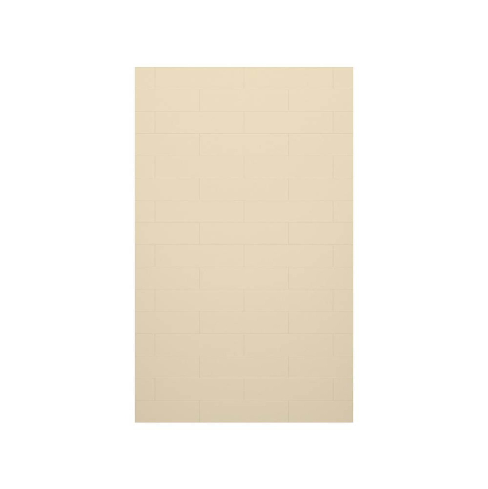 MSMK-8462-1 62 x 84 Swanstone® Modern Subway Tile Glue up Bathtub and Shower Single Wall Pane