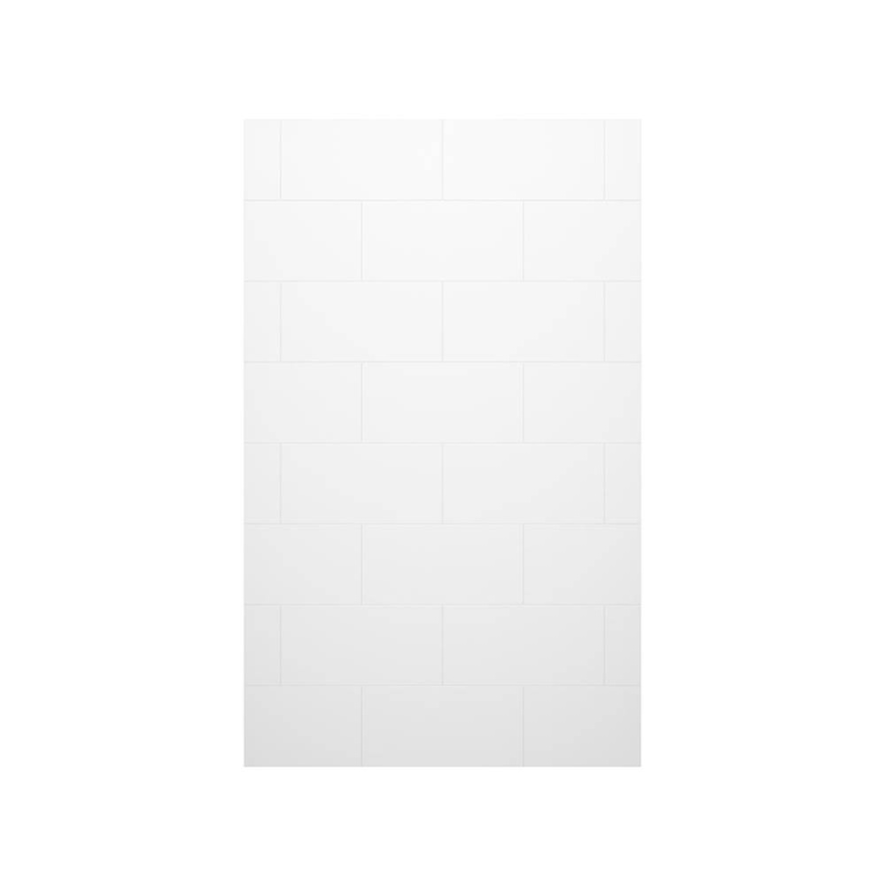 TSMK-8430-1 30 x 84 Swanstone® Traditional Subway Tile Glue up Bathtub and Shower Single Wall