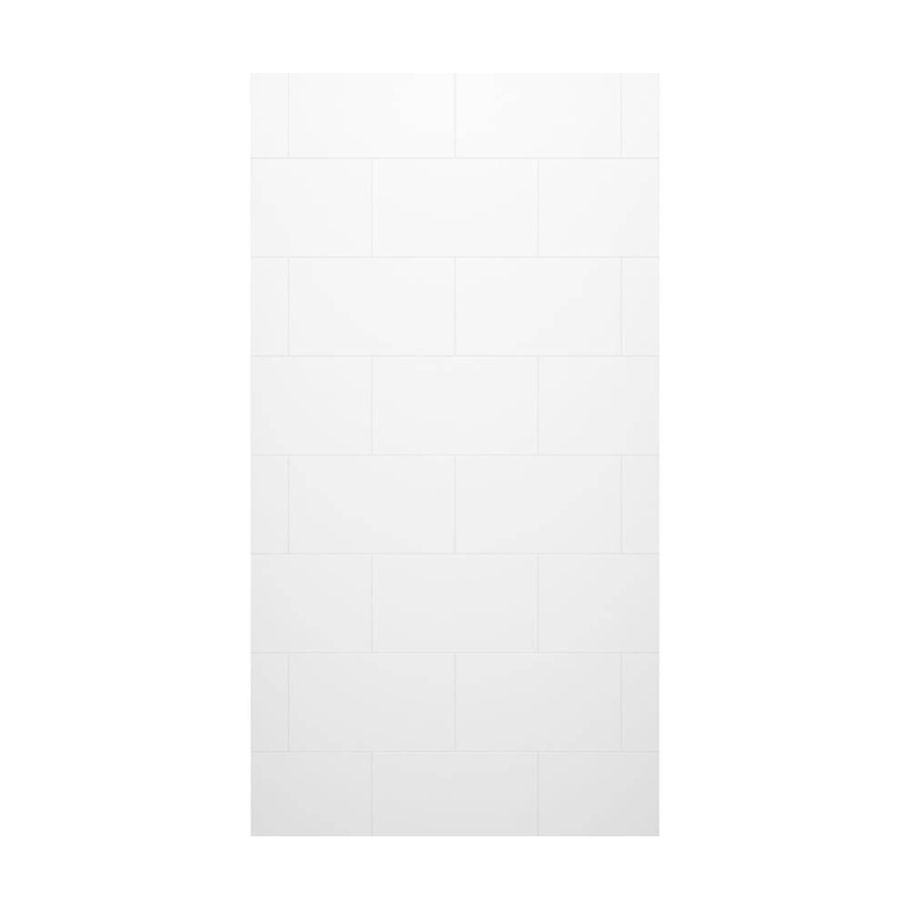 TSMK-7242-1 42 x 72 Swanstone® Traditional Subway Tile Glue up Bathtub and Shower Single Wall