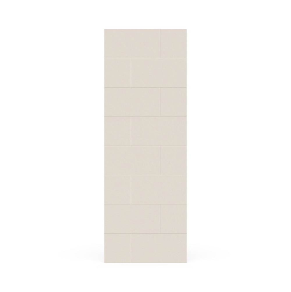 TSMK-9634-1 34 x 96 Swanstone Traditional Subway Tile Glue up Bathtub and Shower Single Wall Panel