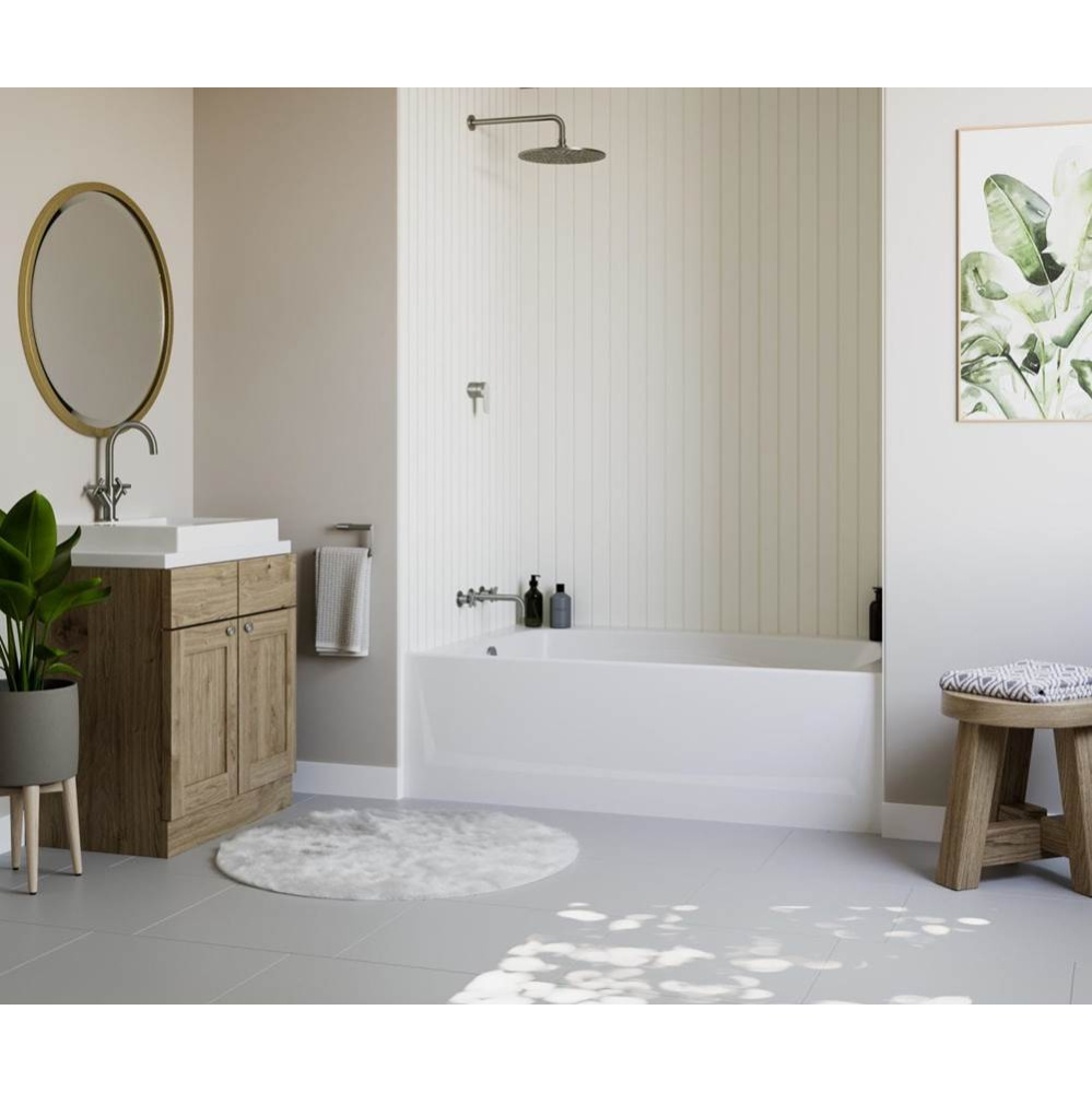 VP6036CTML/R 60 x 36 Veritek™ Pro Bathtub with Left Hand Drain in White