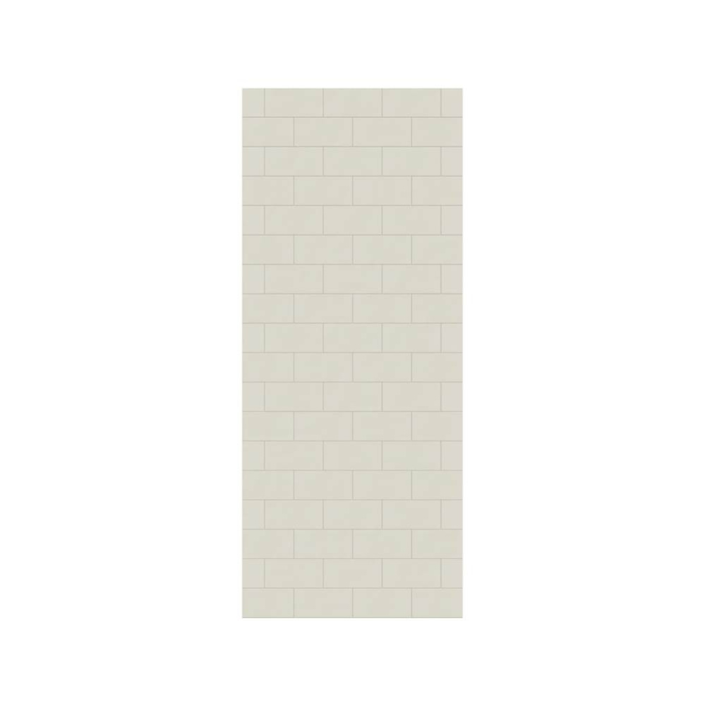 MTMK-7232-1 32 x 72 Swanstone® Metro Subway Tile Glue up Bathtub and Shower Single Wall Panel