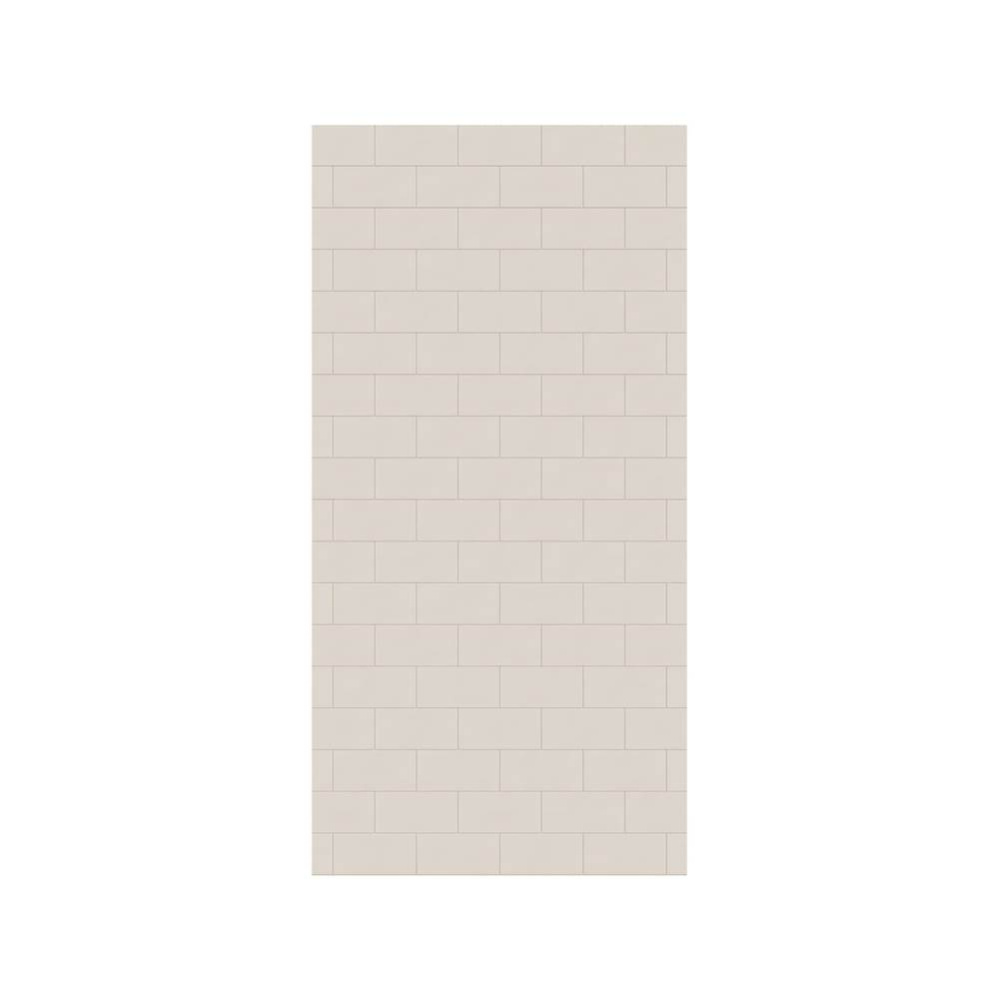 MTMK-7238-1 38 x 72 Swanstone® Metro Subway Tile Glue up Bathtub and Shower Single Wall Panel